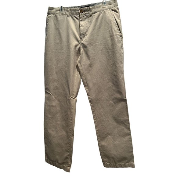 Tommy‎ Hilfiger Tan Khaki Pants 34 X 34, Cotton Straight Leg - Picture 1 of 7